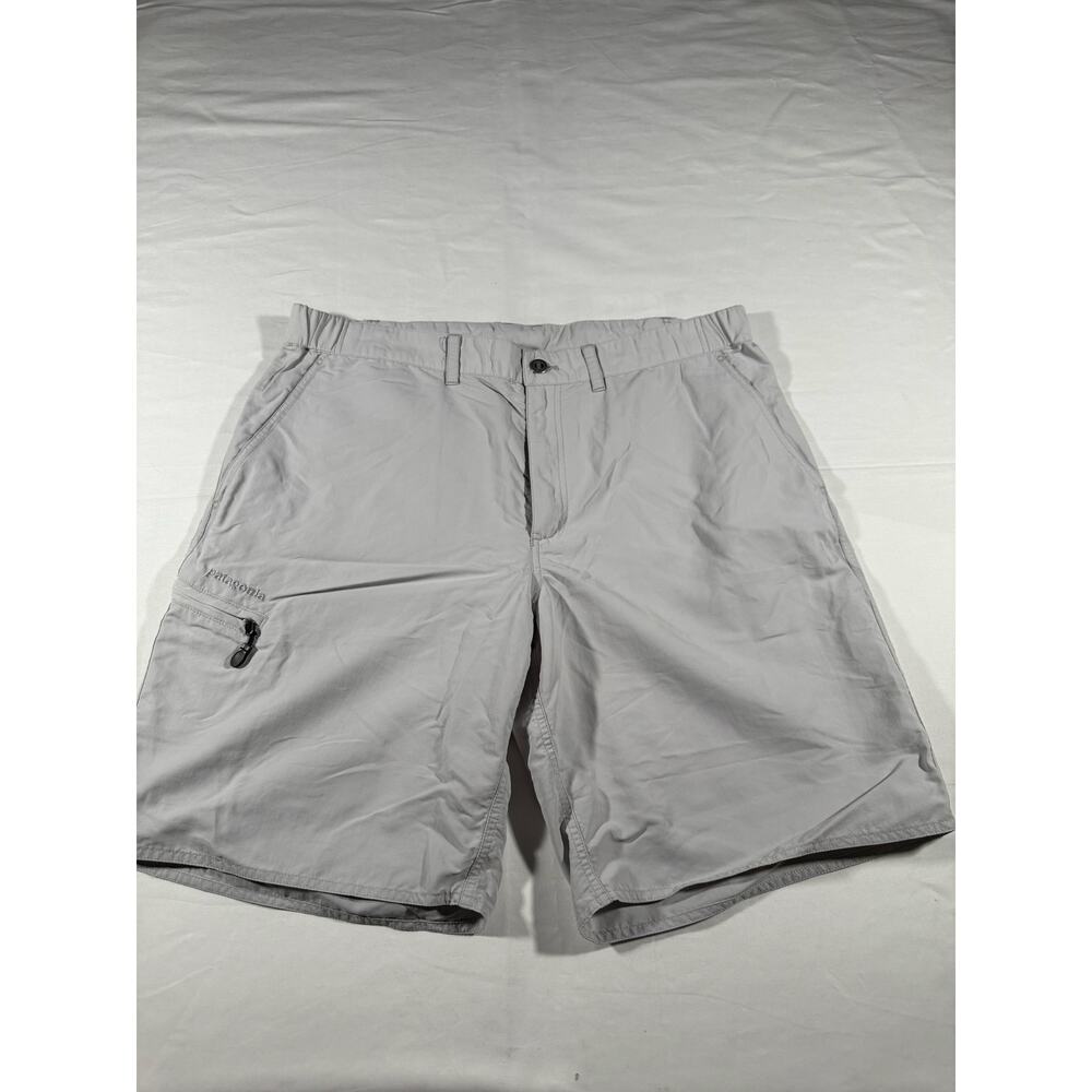 Patagonia Men’s XL Gray Nylon Hiking Shorts Quick Dry Lightweight Outdoor